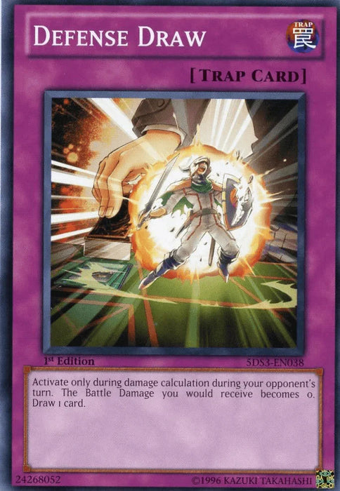 Defense Draw [5DS3-EN038] Common - for just $0.20! 