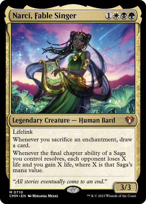 Narci, Fable Singer (CMM-710) - Commander Masters Foil - for just $3.20! 