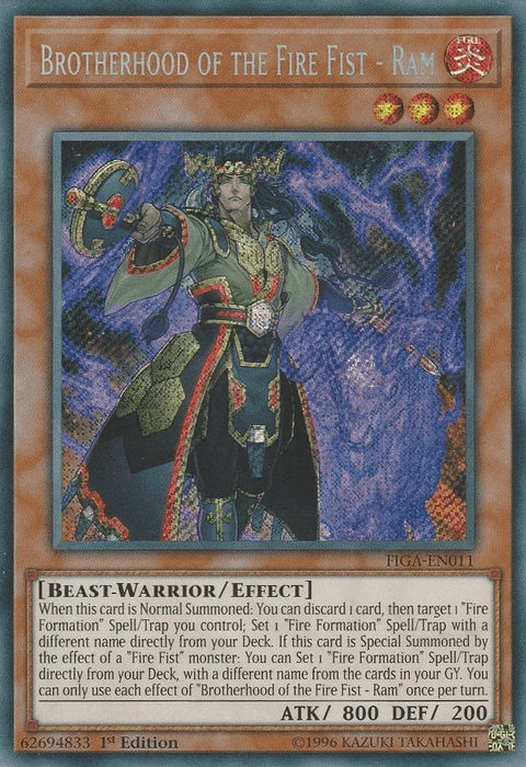 Brotherhood of the Fire Fist - Ram [FIGA-EN011] Secret Rare - for just $0.15! 