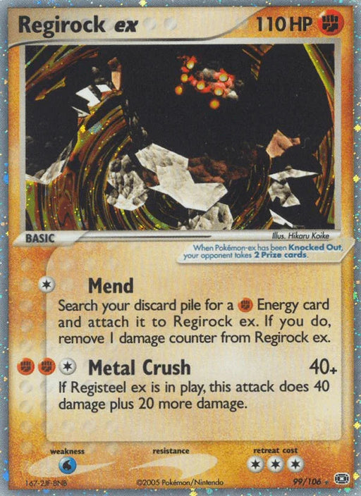 Regirock ex (99/106) [EX: Emerald] - for just $68! 