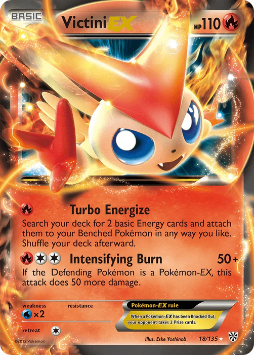 Victini EX (18/135) [Black & White: Plasma Storm] - for just $4.95! 