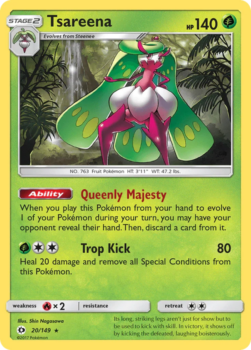 Tsareena (20/149) [Sun & Moon: Base Set] - for just $0.20! 