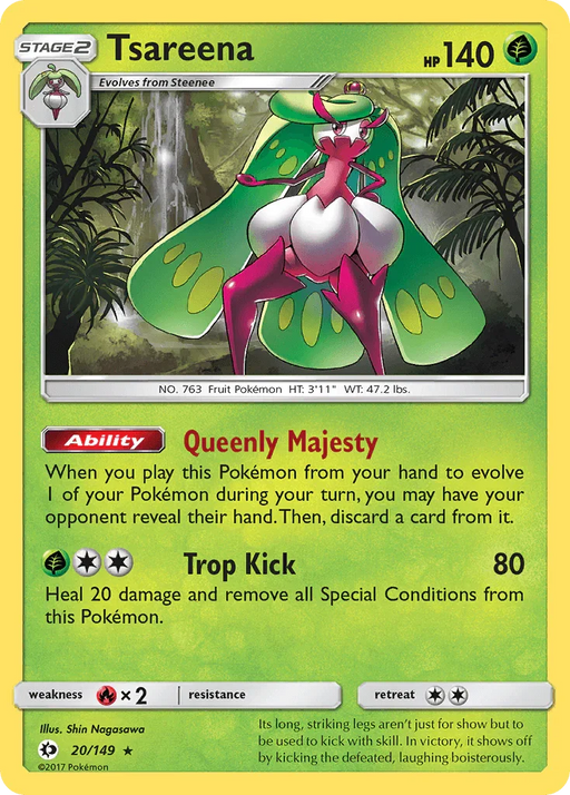 Tsareena (20/149) [Sun & Moon: Base Set] - for just $0.20! 