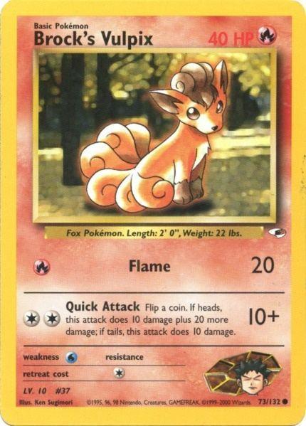Brock's Vulpix (73/132) [Gym Heroes Unlimited] - for just $0.95! 