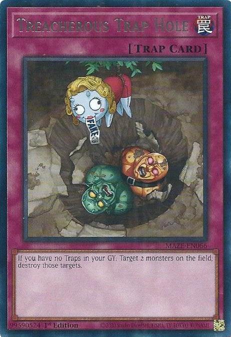 Treacherous Trap Hole [MAZE-EN066] Rare - for just $0.10! 