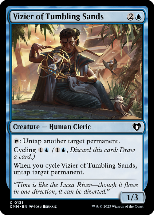 Vizier of Tumbling Sands (CMM-131) - Commander Masters - for just $0.06! 