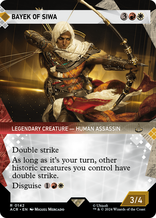 Bayek of Siwa (ACR-142) - Assassin's Creed: (Showcase) (Borderless) - for just $0.50! 