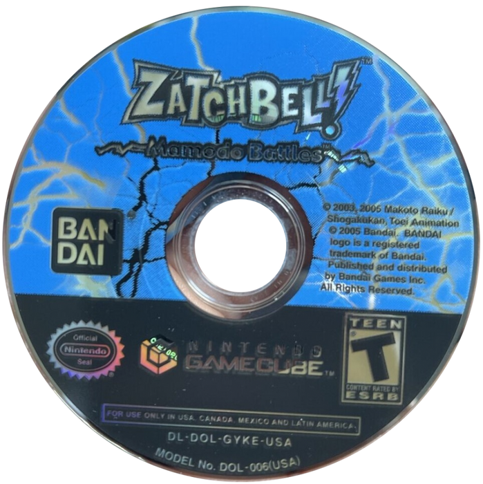 Zatch Bell!: Mamodo Battles Bandai – GameCube (GC) - for just $0! 