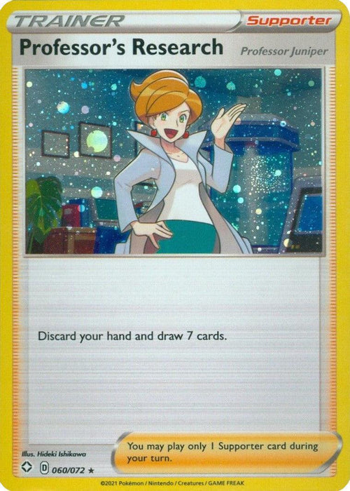 Professor's Research (060/072) (Cosmos Holo) (Theme Deck Exclusive) [Sword & Shield: Shining Fates] - for just $0.10! 
