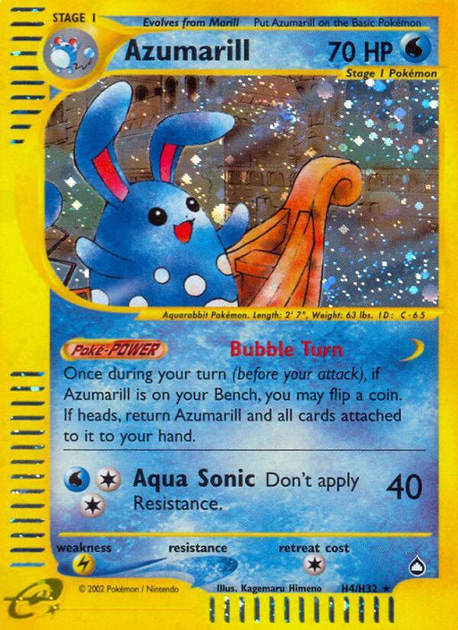 Azumarill (H4/H32) [Aquapolis] - for just $60! 
