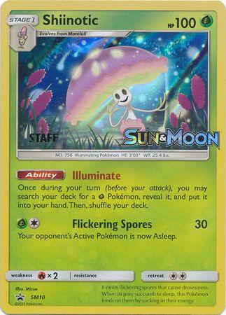 Shiinotic (SM10) (Staff Prerelease Promo) [Sun & Moon: Black Star Promos] - for just $24! 
