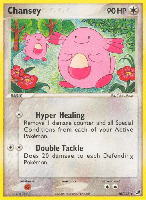 Chansey (20/115) [EX: Unseen Forces] - for just $1.80! 