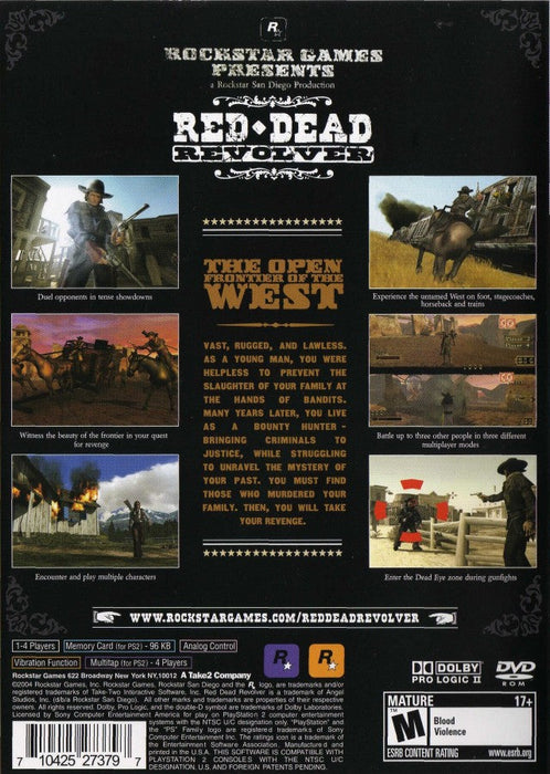 Red Dead Revolver – PlayStation 2 (PS2) - for just $14.99! 