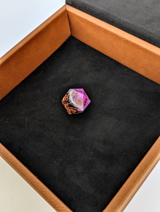D20 Swords - Vegan Leather Dice Box - for just $34.99! 