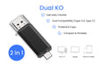 Unprinted Dual KO II Flash Drive - for just $4.99! 