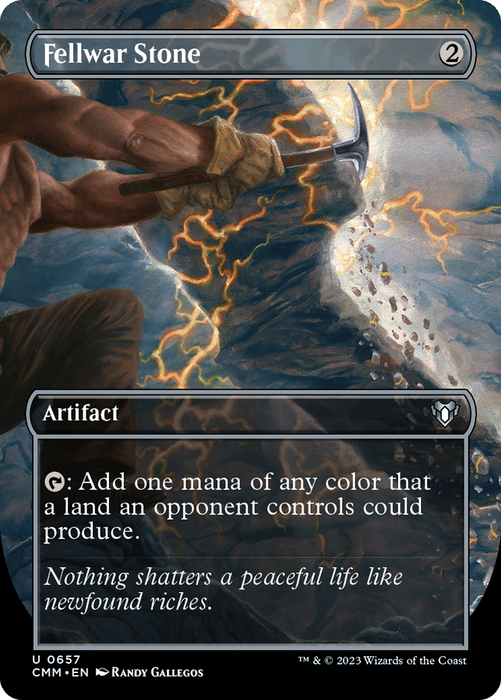 Fellwar Stone (CMM-657) - Commander Masters (Borderless) - for just $1.25! 