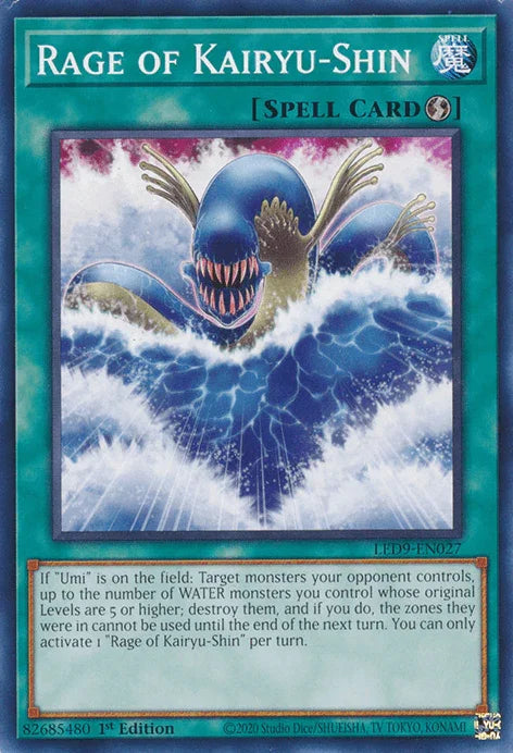 Rage of Kairyu-Shin [LED9-EN027] Common - for just $0.10! 