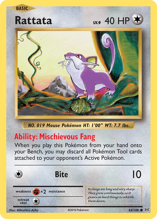 Rattata (66/108) [XY: Evolutions] - for just $0.10! 