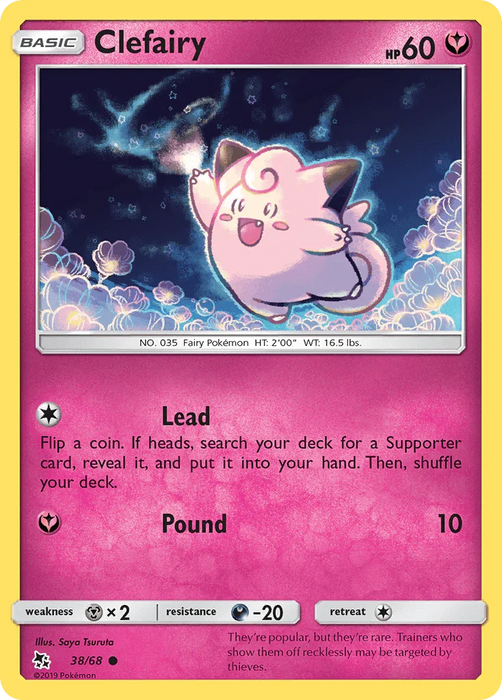 Clefairy (38/68) [Sun & Moon: Hidden Fates] - for just $0.10! 