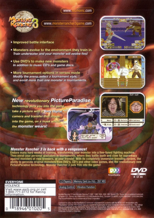 Monster Rancher 3 – PlayStation 2 (PS2) - for just $0! 