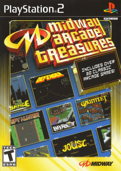 Midway Arcade Treasures – PlayStation 2 (PS2) - for just $9.99! 