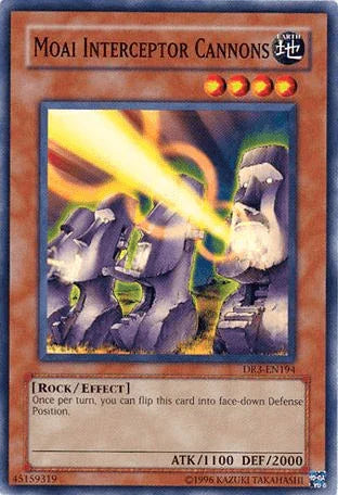 Moai Interceptor Cannons [DR3-EN194] Common - for just $0.10! 