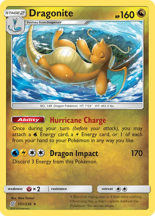 Dragonite (151/236) [Sun & Moon: Unified Minds] - for just $1.90! 