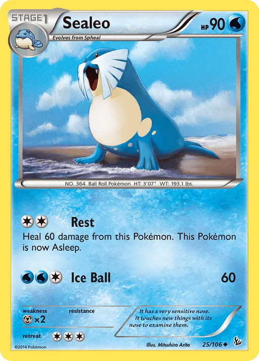 Sealeo (25/106) [XY: Flashfire] - for just $0.15! 