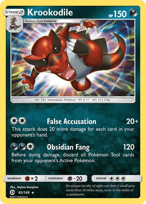 Krookodile (85/149) [Sun & Moon: Base Set] - for just $0.20! 