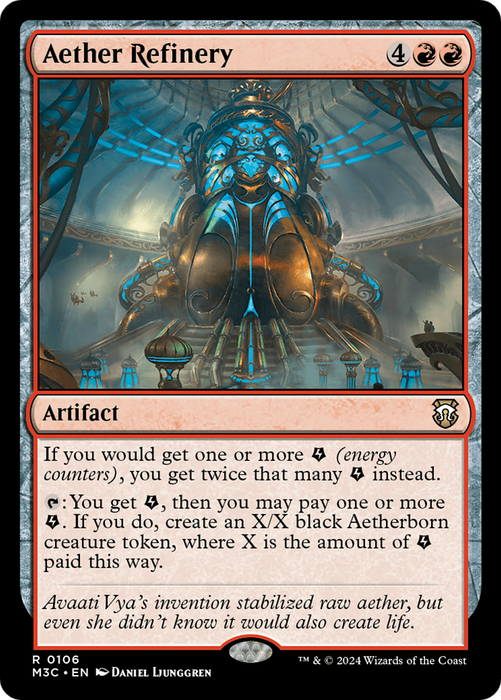 Aether Refinery (M3C-106) - Modern Horizons 3 Commander - for just $0.10! 