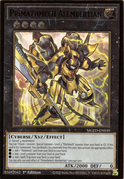 Primathmech Alembertian [MGED-EN030] Gold Rare - for just $0.35! 