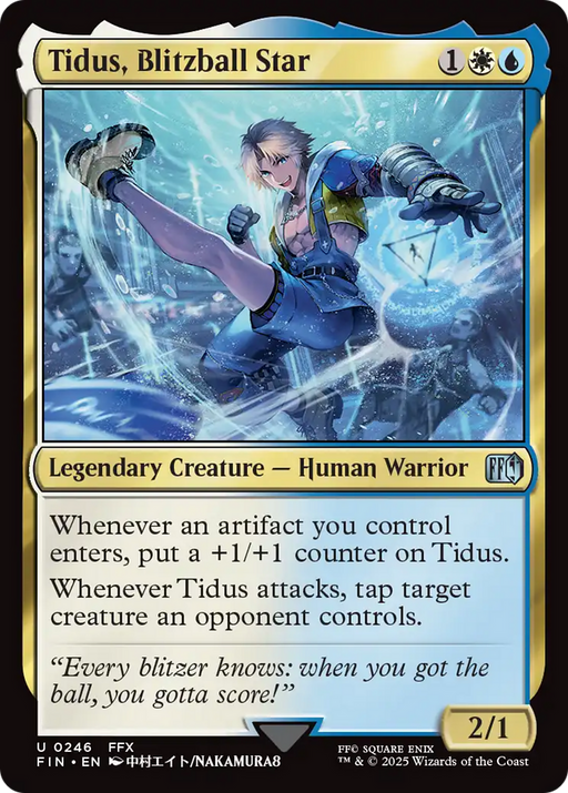 Tidus, Blitzball Star (FIN-246) - FINAL FANTASY Foil - for just $0.05! 
