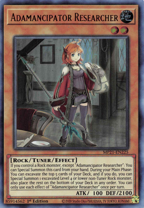 Adamancipator Researcher [MP21-EN225] Ultra Rare - for just $0.35! 