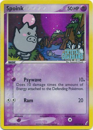 Spoink (62/100) (Stamped) [EX: Crystal Guardians] - for just $5.30! 