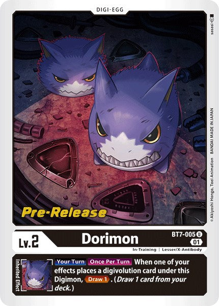 Dorimon [BT7-005] [Next Adventure Pre-Release Cards] - Just $0.50! Shop now at Retro Gaming of Denver