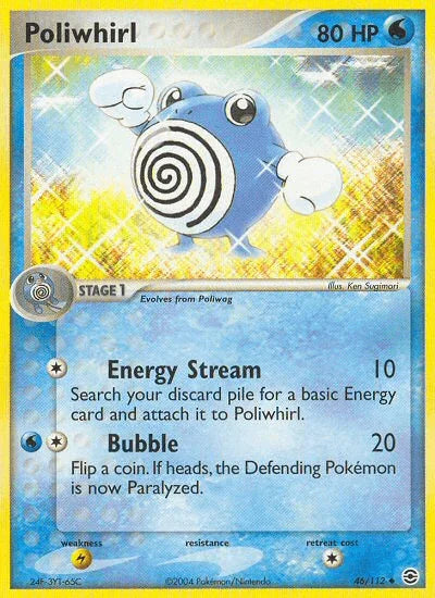 Poliwhirl (46/112) [EX: FireRed & LeafGreen] - for just $0.85! 