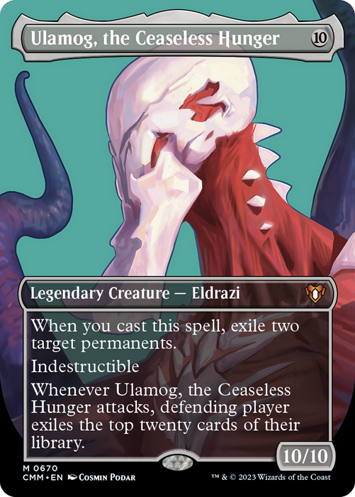 Ulamog, the Ceaseless Hunger (CMM-670) - Commander Masters (Borderless) - for just $7! 