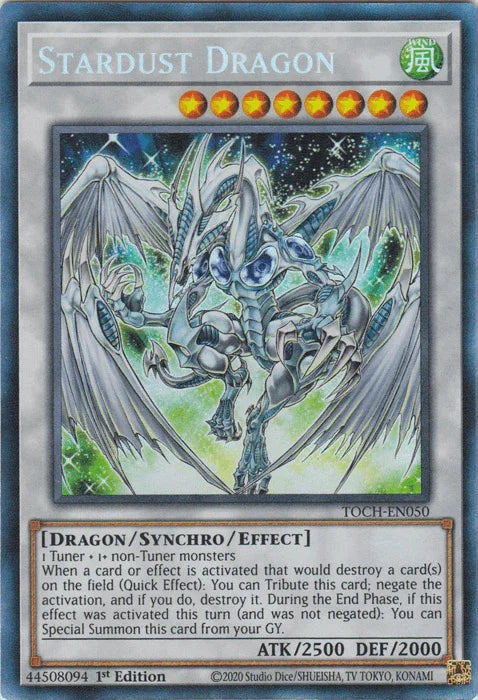 Stardust Dragon [TOCH-EN050] Collector's Rare - for just $17.50! 