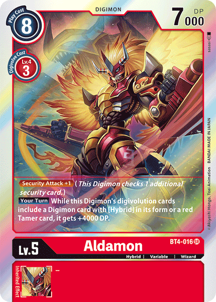 Aldamon [BT4-016] [Great Legend] - Just $0.09! Shop now at Retro Gaming of Denver