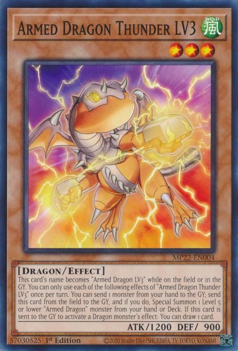 Armed Dragon Thunder LV3 [MP22-EN004] Common - for just $0.15! 