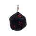 Ultra PRO: Dice Bag - Plush D20 (Dungeons & Dragons / Black & Red) - for just $0! 