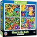 Glow in the Dark 100 Piece Jigsaw Puzzles - 4-Pack V2 - for just $14.99! 