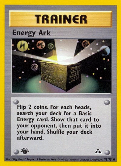 Energy Ark (Neo Discovery) Light Play 1st Edition - for just $21474836.48! 