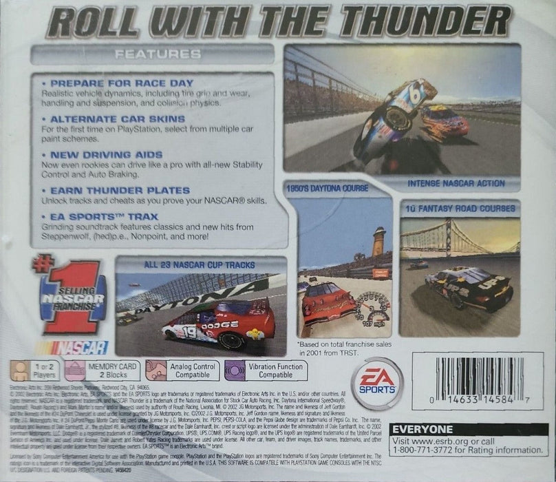 NASCAR Thunder 2003 – PlayStation 1 (PS1) - for just $9.99! 