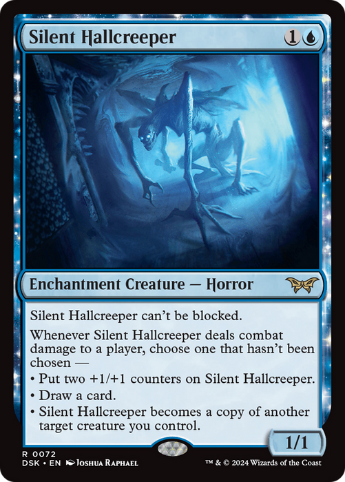 Silent Hallcreeper (DSK-072) - Duskmourn: House of Horror: (enchantment) Foil - for just $0.60! 