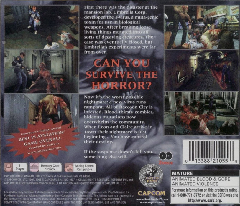 Resident Evil 2 [Greatest Hits] – PlayStation 1 (PS1) - for just $0! 