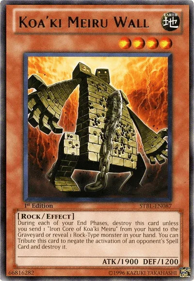 Koa'ki Meiru Wall [STBL-EN087] Rare - for just $0.10! 
