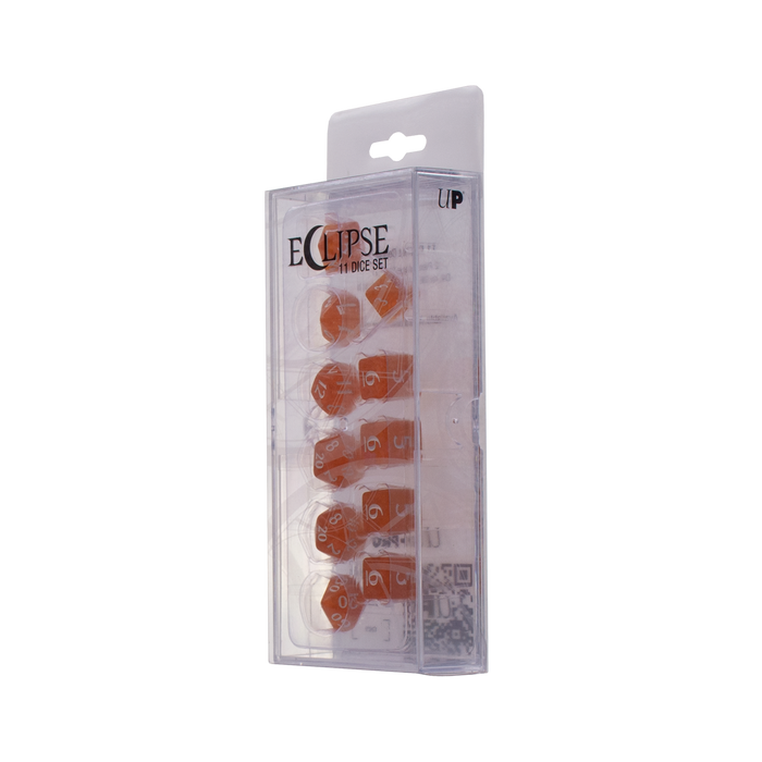 Ultra PRO: 11-Dice Set - Eclipse (Pumpkin Orange) - Just $9.95! Shop now at Retro Gaming of Denver