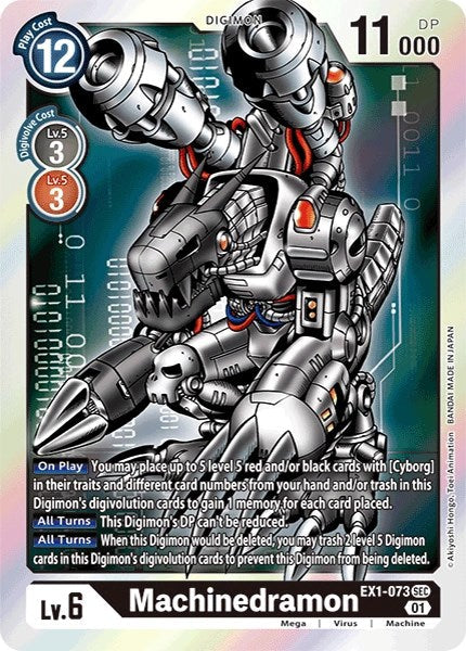 Machinedramon [EX1-073] [Revision Pack Cards] - Just $0.55! Shop now at Retro Gaming of Denver