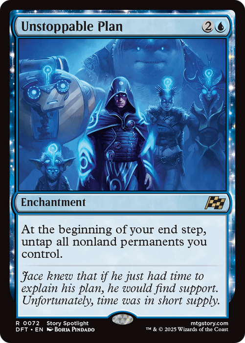 Unstoppable Plan (DFT-072) - Aetherdrift: (enchantment) Foil - for just $0.95! 